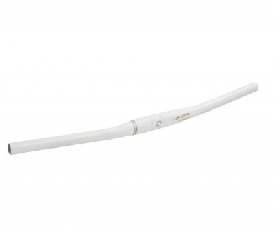 Руль, FB-H04, С подъёмом, 31,8 мм, 620 мм, Карбон (белый, 1HAFBK100007) ZOOM  фото, kupilegko.ru